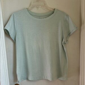 LOFT Mint Green Short Sleeve Tee 100% cotton size M